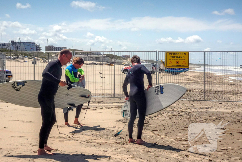 Badplaats gereed voor de NAVO top en ontvangst Trump