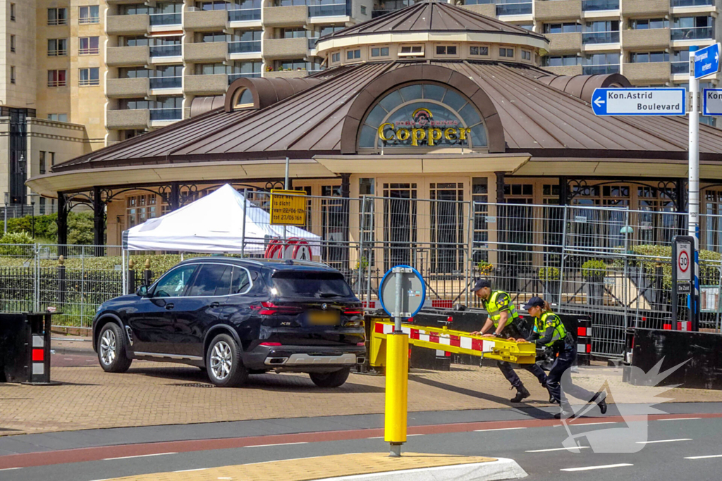 Badplaats gereed voor de NAVO top en ontvangst Trump