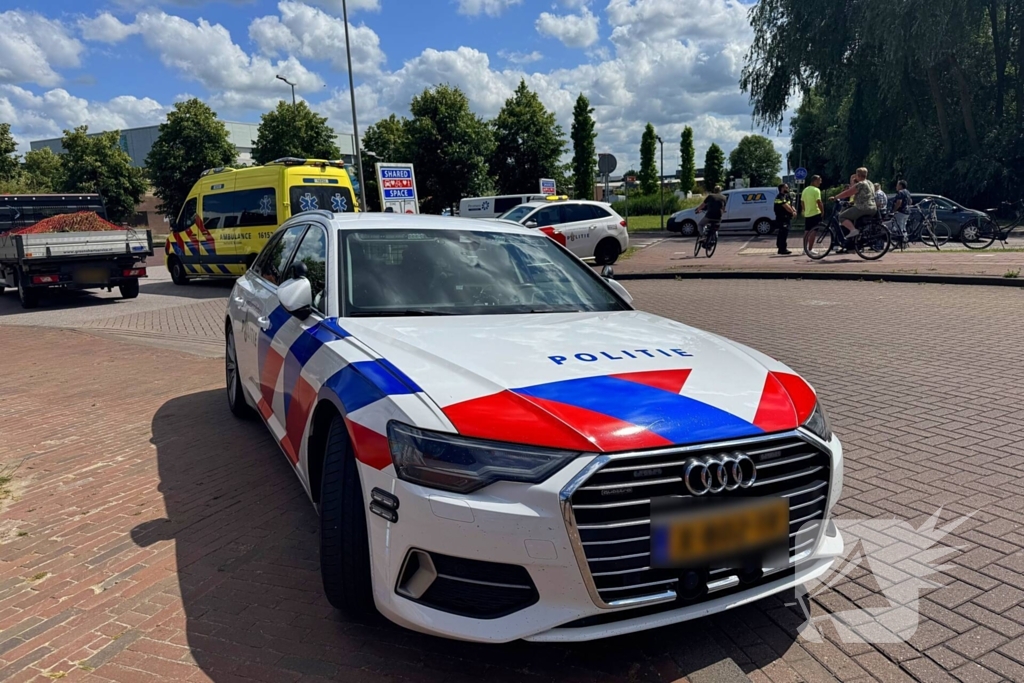 Fietser gecontroleerd in ambulance