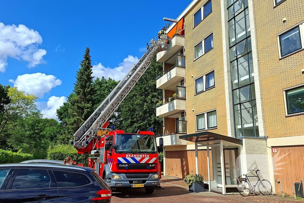 Stormschade door losgekomen zonnewering