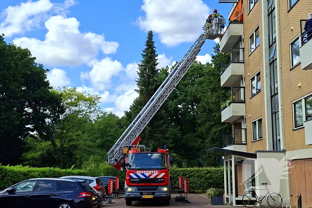 Stormschade door losgekomen zonnewering