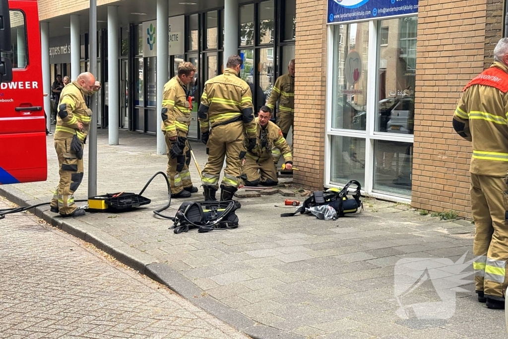 Gebouwbrand veroorzaakt door sigarettenpeuken