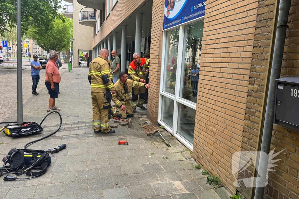 Gebouwbrand veroorzaakt door sigarettenpeuken