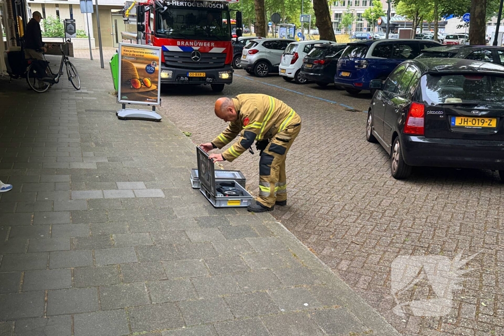 Gebouwbrand veroorzaakt door sigarettenpeuken