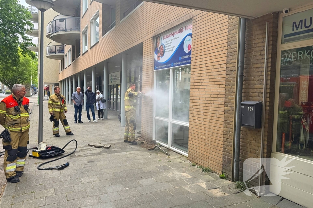 Gebouwbrand veroorzaakt door sigarettenpeuken