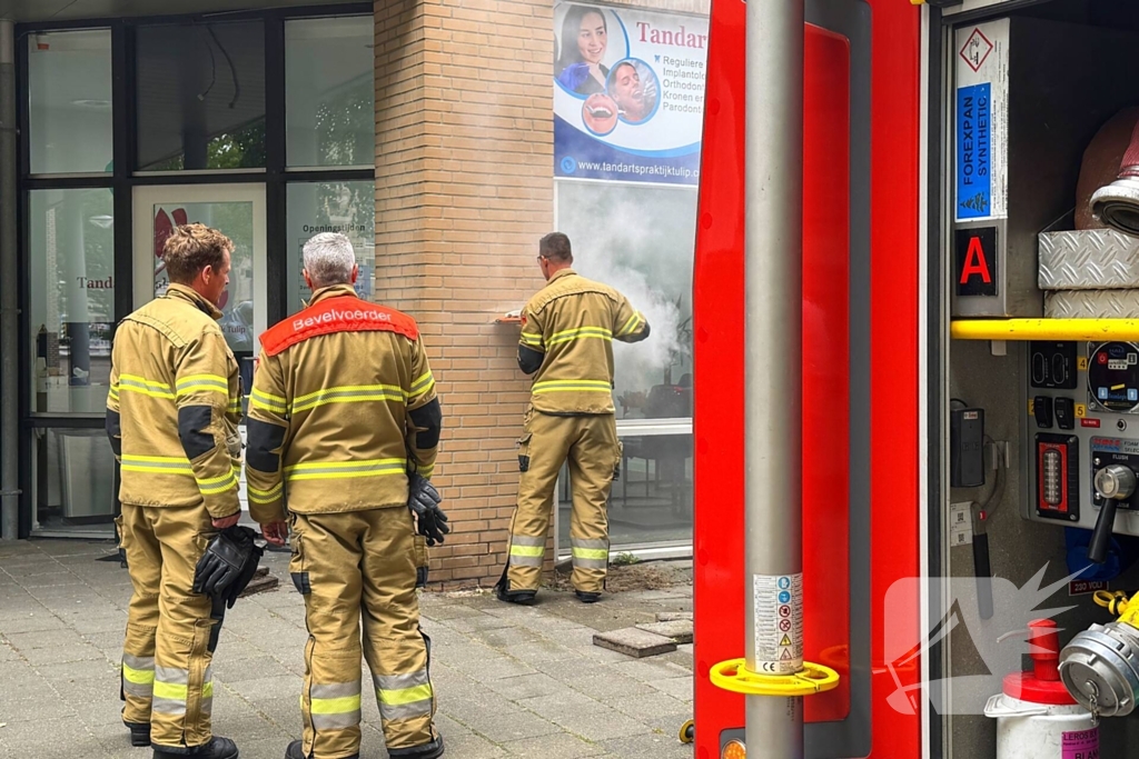 Gebouwbrand veroorzaakt door sigarettenpeuken