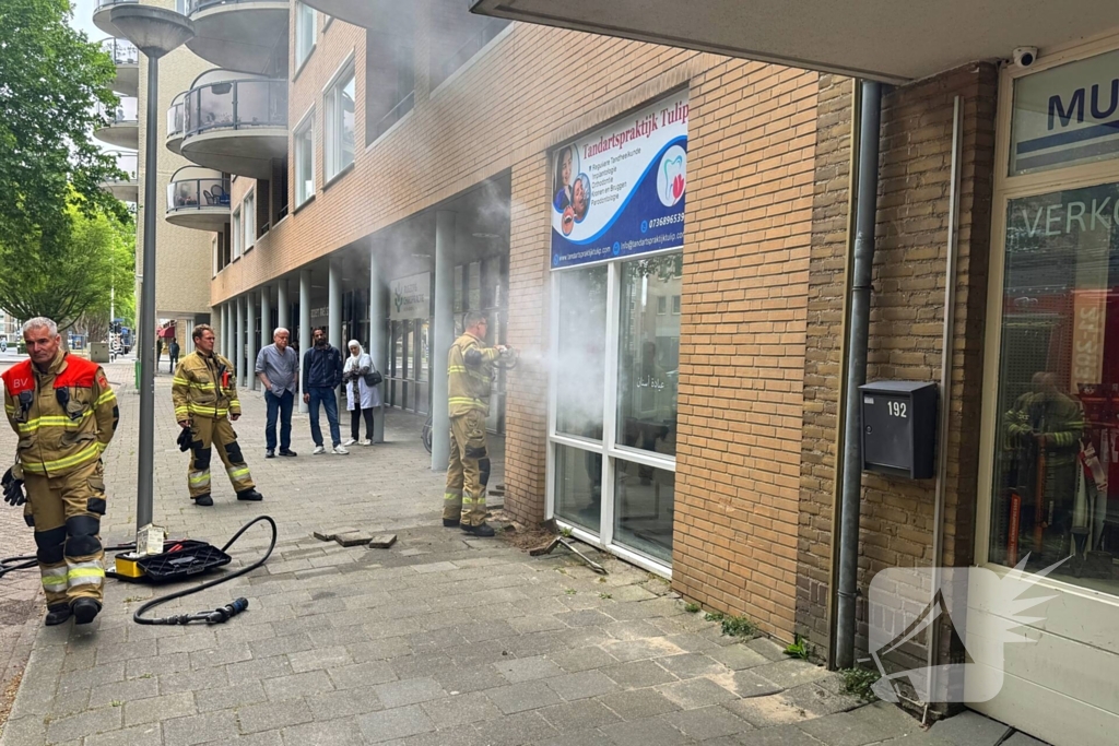 Gebouwbrand veroorzaakt door sigarettenpeuken
