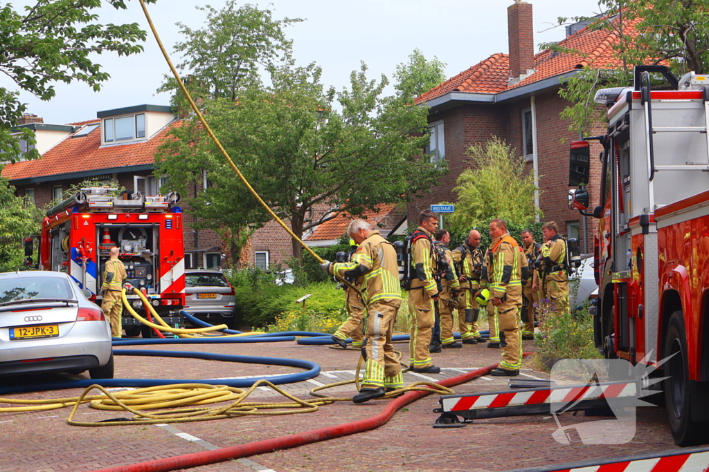 Sloopwerkzaamheden bij brand in dak