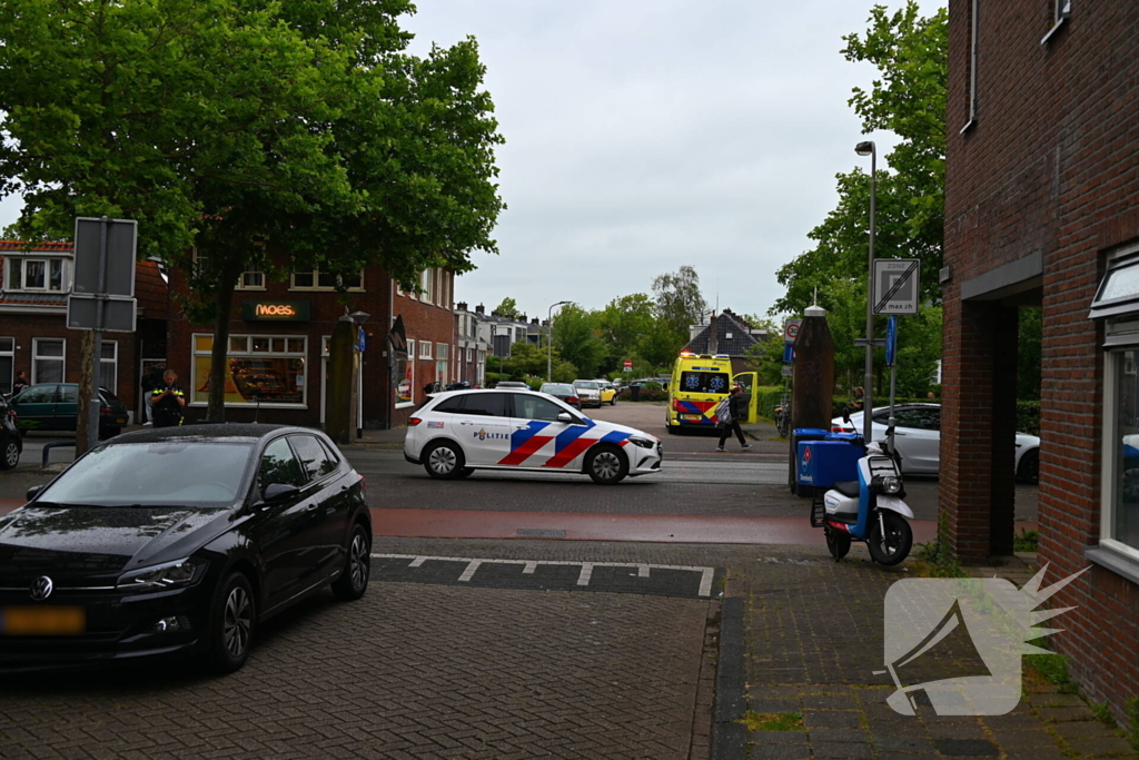 Scooterbezorger gewond geraakt