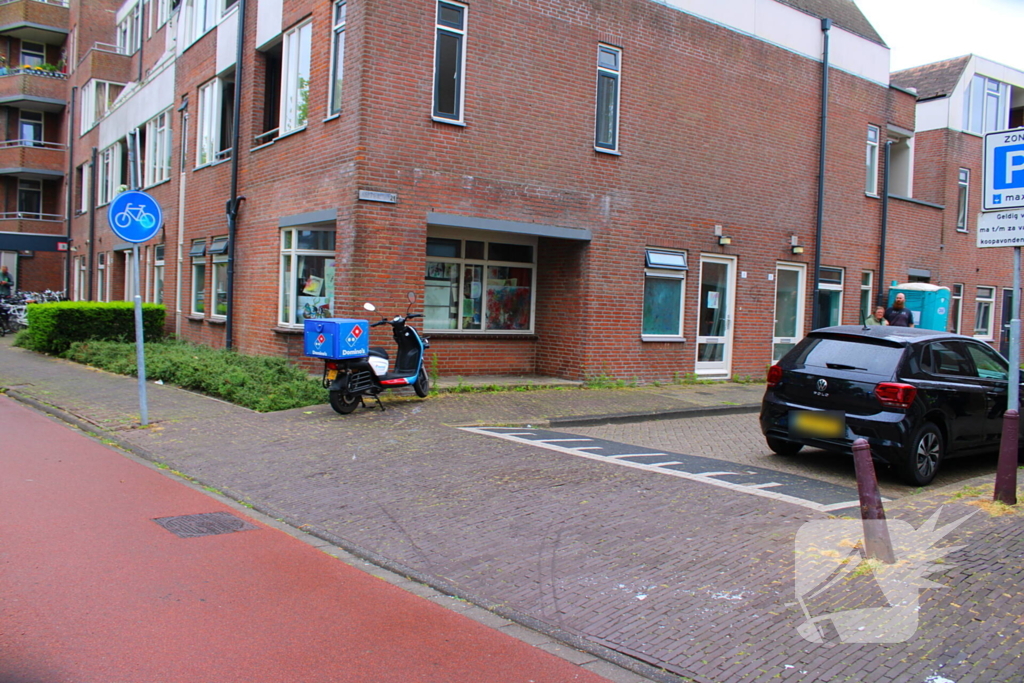 Scooterbezorger gewond geraakt