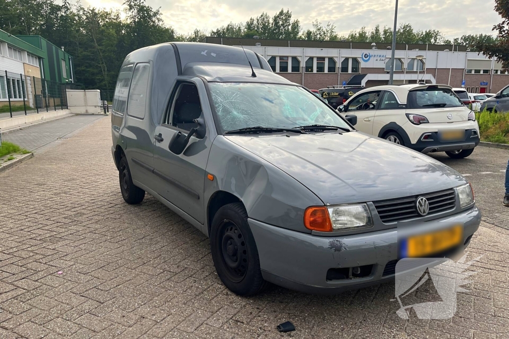 Fatbiker gewond door botsing met bus
