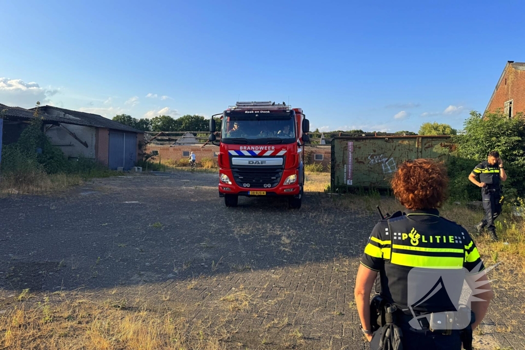 Blussing schuurbrand op later moment hervat