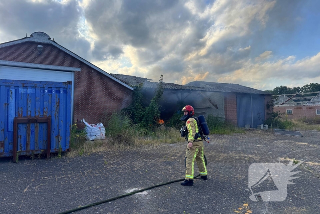 Blussing schuurbrand op later moment hervat