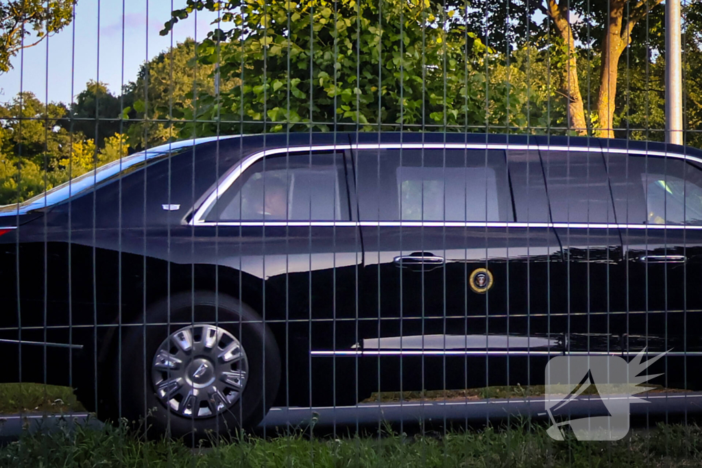 Grote belangstelling voor President Trump