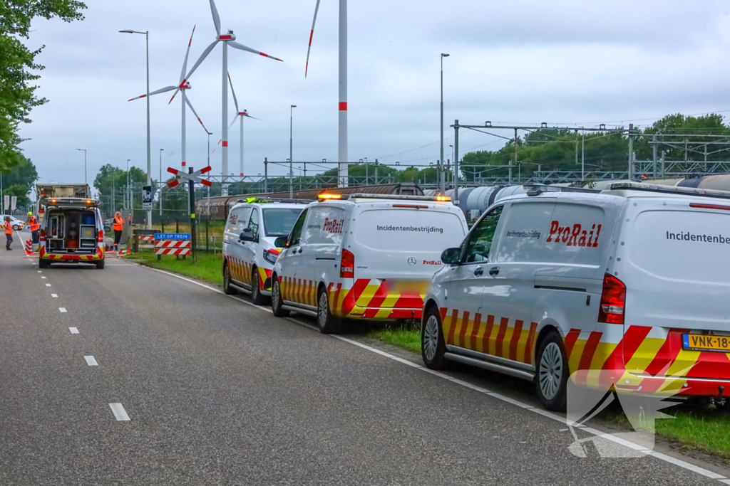 Onderzoek naar lekkende ketelwagen