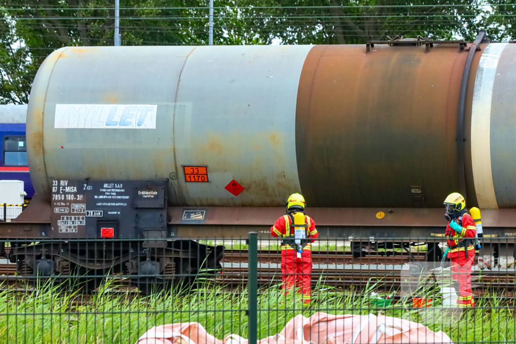 Onderzoek naar lekkende ketelwagen