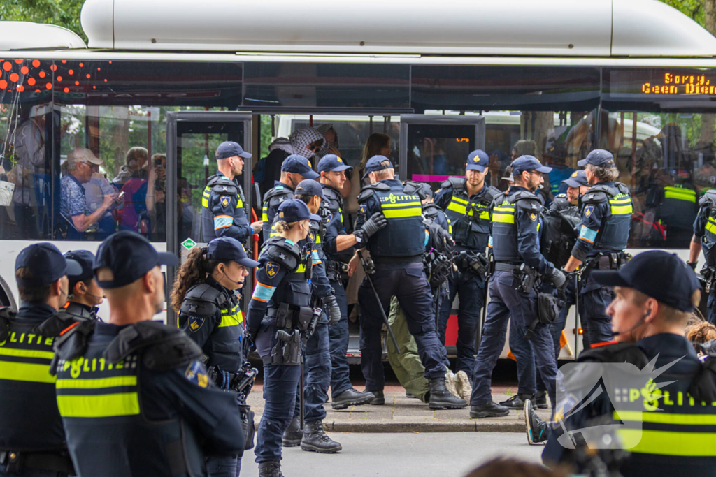 Politie beëindigd demonstratie Extinction Rebellion
