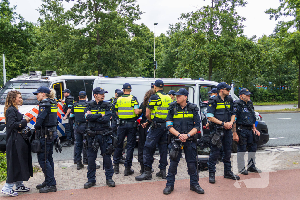 Politie beëindigd demonstratie Extinction Rebellion