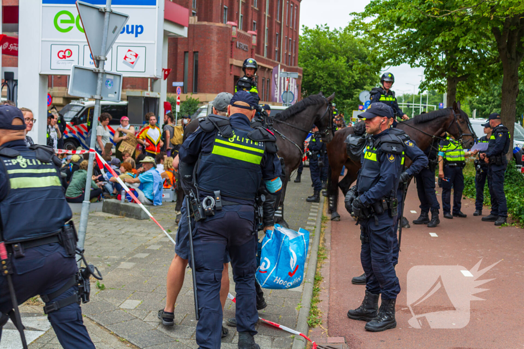 Politie beëindigd demonstratie Extinction Rebellion