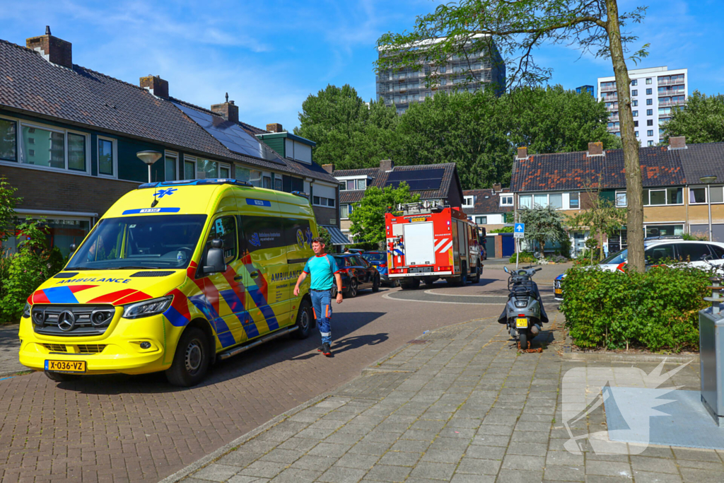 Brand in woning snel geblust