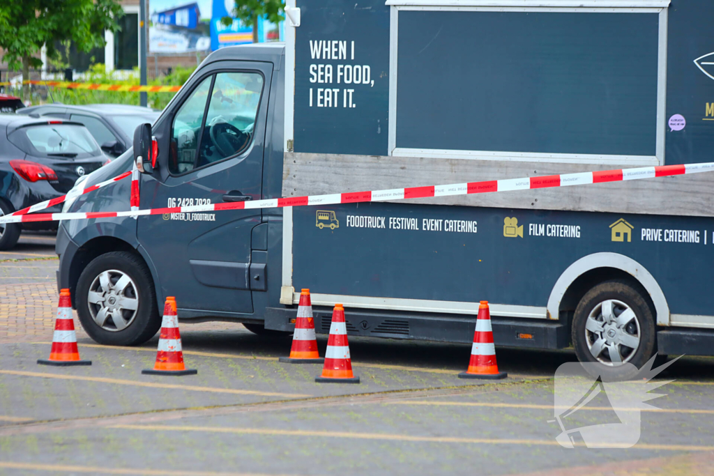 Schietincident leidt tot afzetting van parkeerplaats