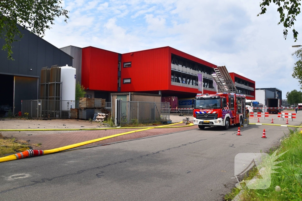 Zware schade door industriebrand