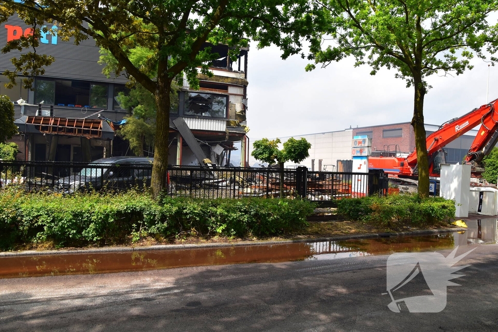 Zware schade door industriebrand