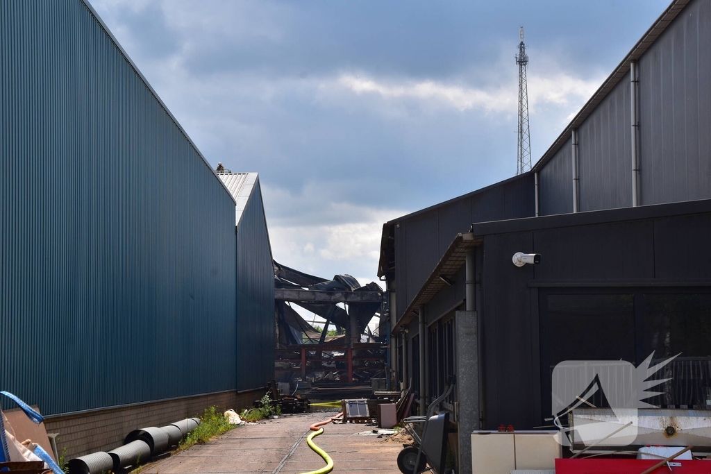 Zware schade door industriebrand