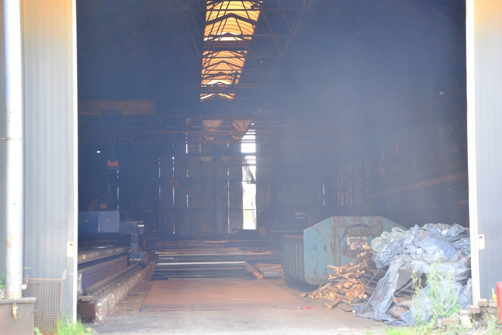 Zware schade door industriebrand