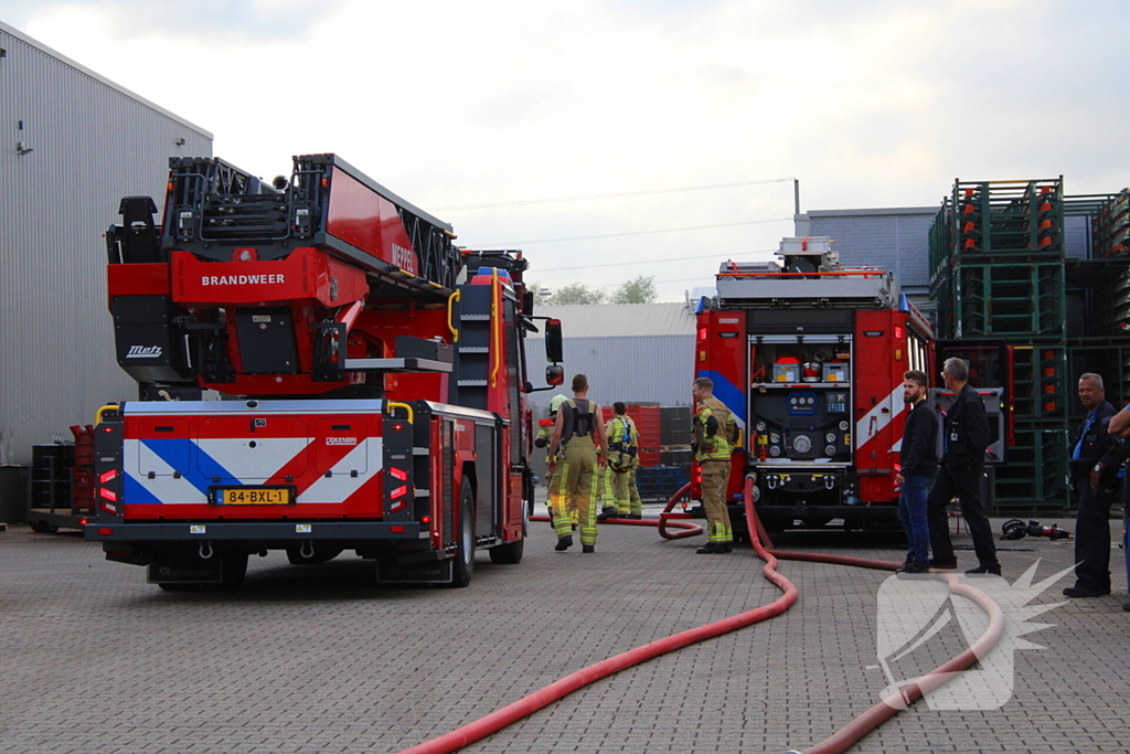 Flinke rookontwikkeling bij industriebrand