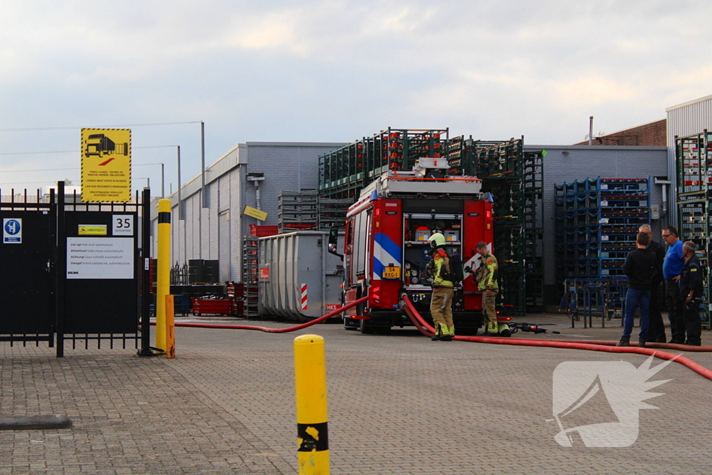 Flinke rookontwikkeling bij industriebrand