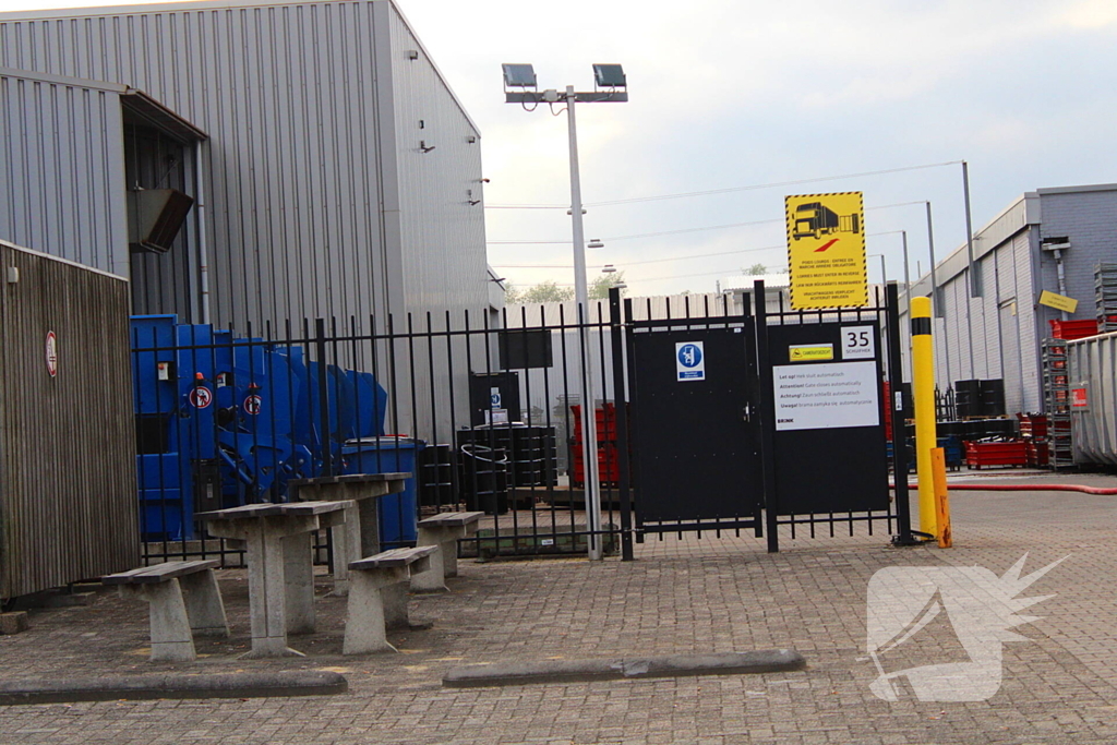 Flinke rookontwikkeling bij industriebrand