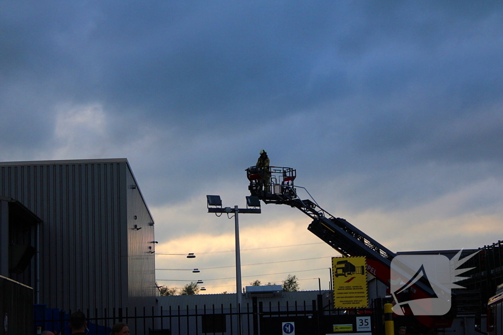 Flinke rookontwikkeling bij industriebrand