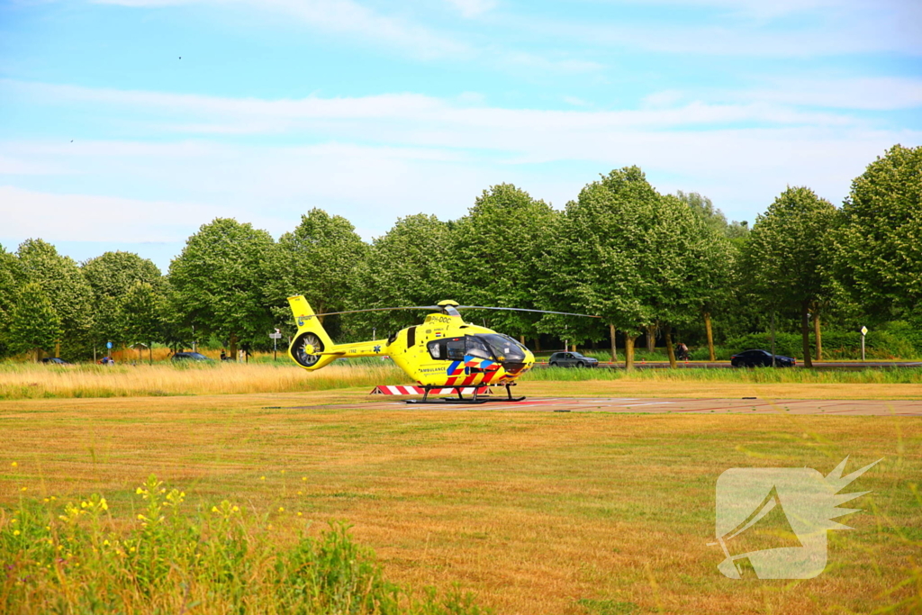 Zeer grote brand op golfbaan