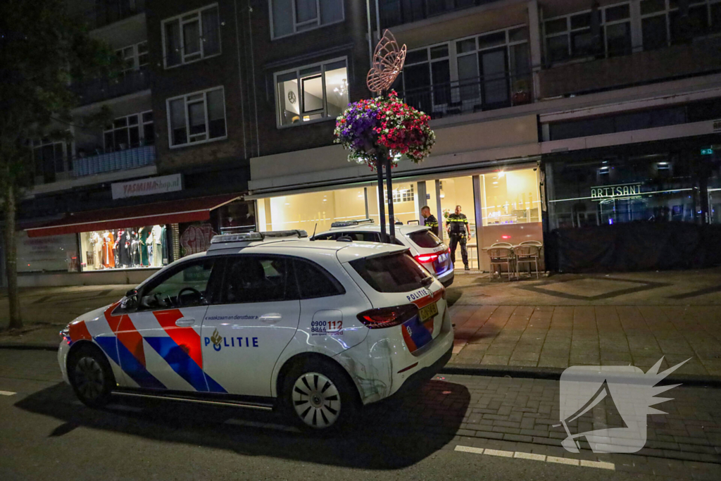 Overval op winkel in de nachtelijke uren