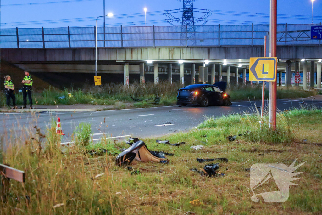 Ongeval tussen taxi en personenwagen leidt tot meerdere gewonden