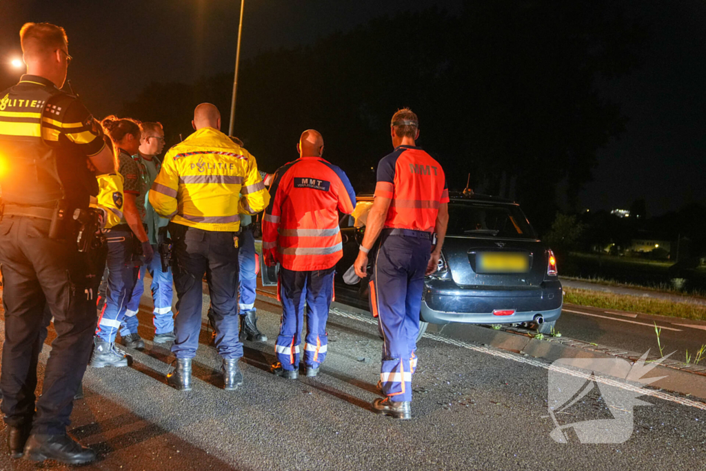 Ernstig ongeval tussen auto en motor