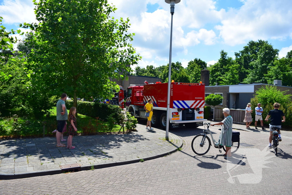 Brandmelding in woning blijkt aangebrand eten in magnetron