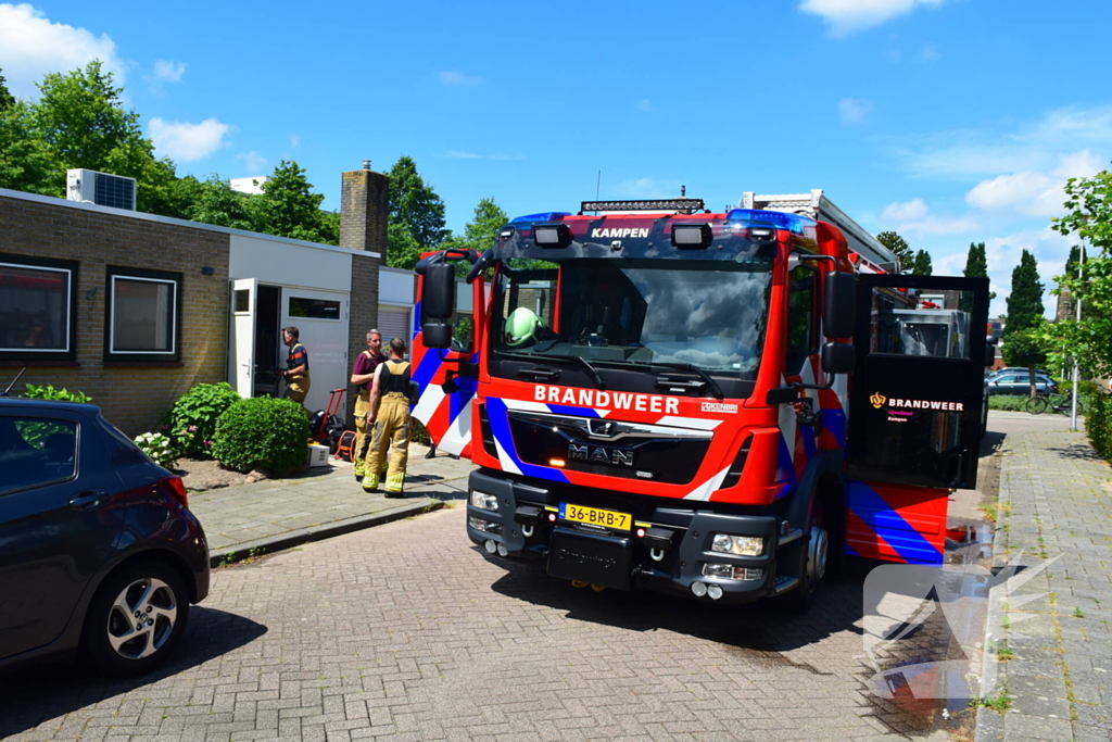Brandmelding in woning blijkt aangebrand eten in magnetron