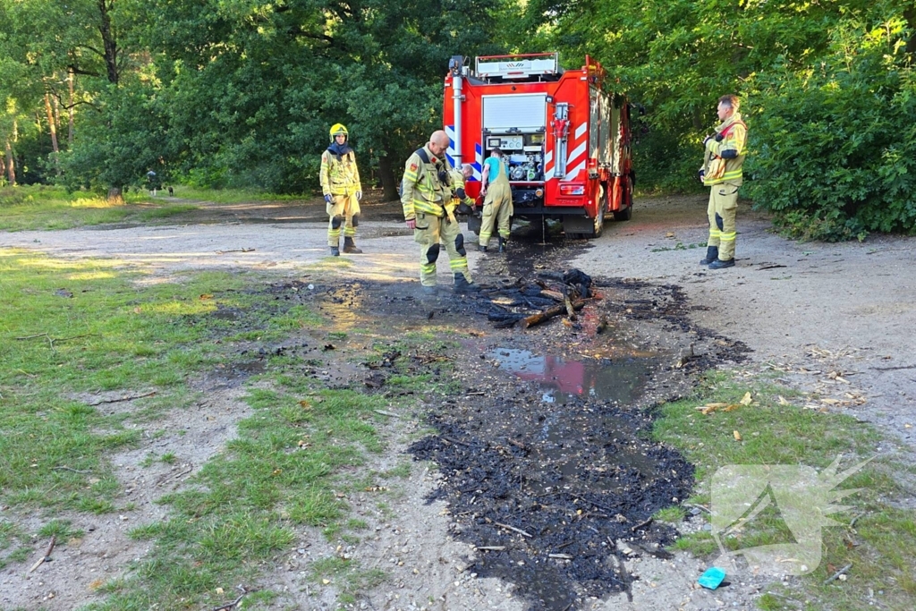 Brand op de heide snel geblust