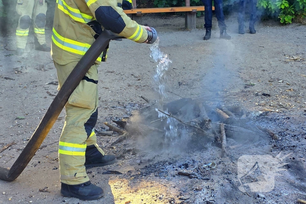 Brand op de heide snel geblust