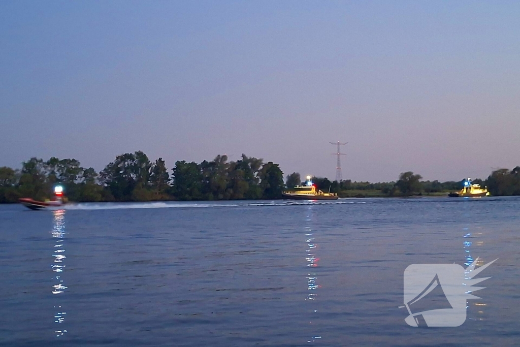 Zoektocht op water na vermissing