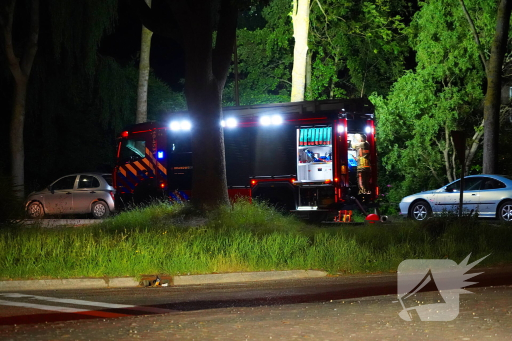 Brand ontdekt door buurvrouw