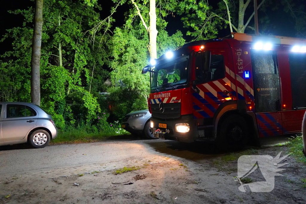 Brand ontdekt door buurvrouw