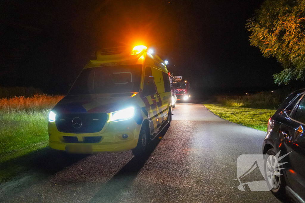 Man gewond bij nachtelijk vaartuigongeval