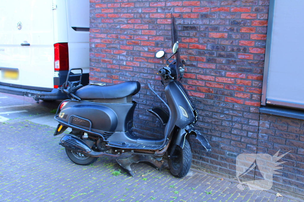 Scooterrijder gewond bij botsing