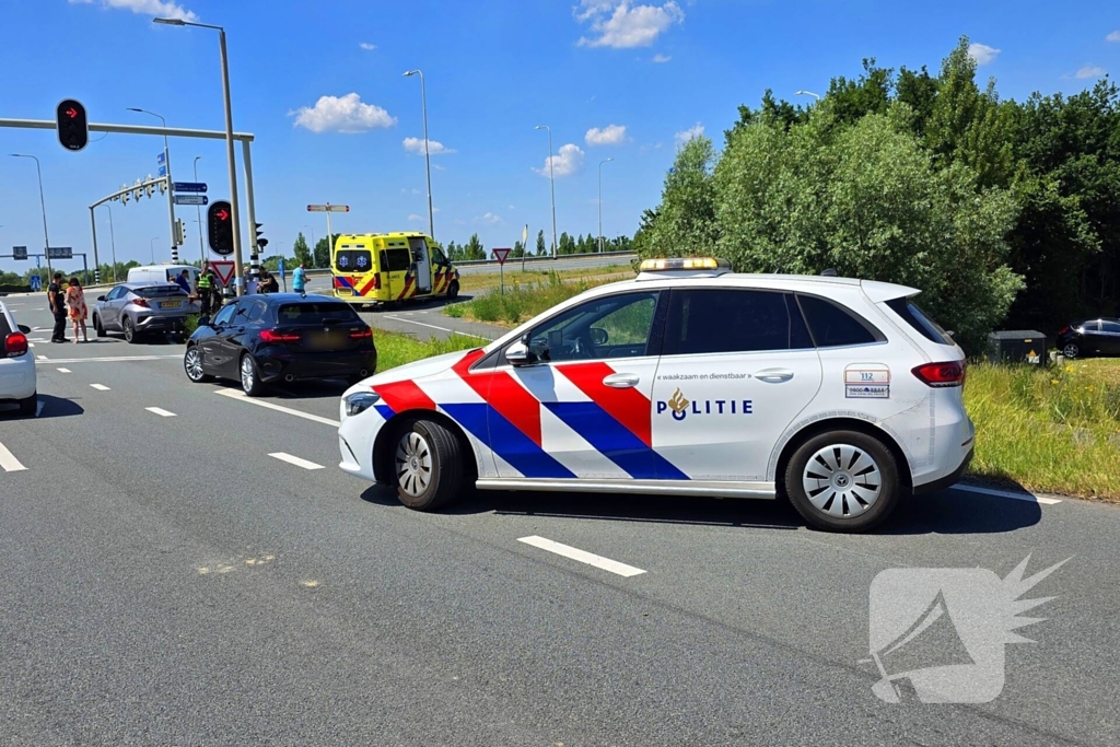 Fietser gewond bij aanrijding met auto