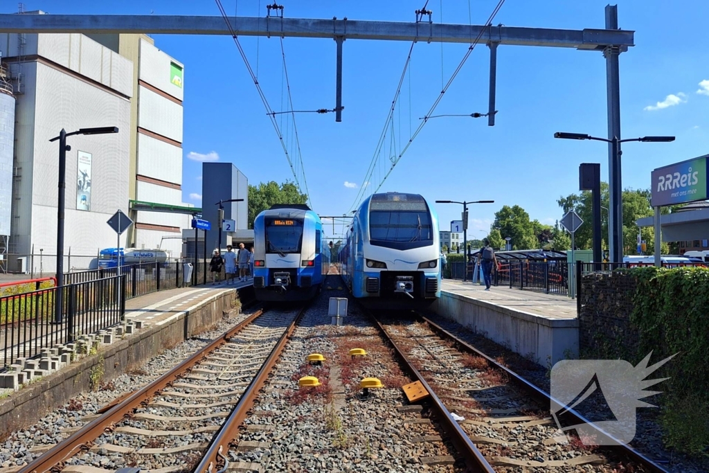 Trein gestrand bij station wegens defect