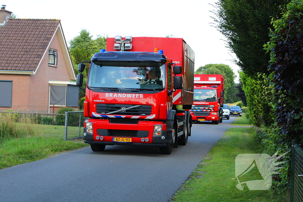 Brandweer pakt heidebrand aan