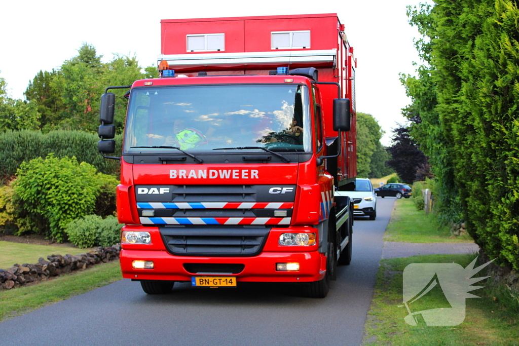 Brandweer pakt heidebrand aan